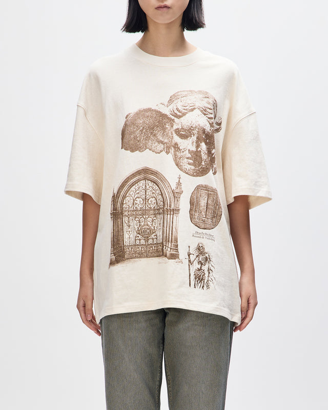 INVOCATION TEE - DIRTY WHITE