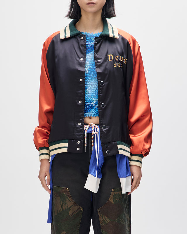 OFF BEAT JACKET - BOWLING ORANGE