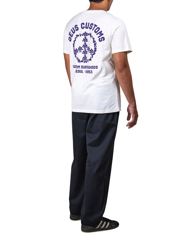 FANCY PANSY TEE - VINTAGE WHITE