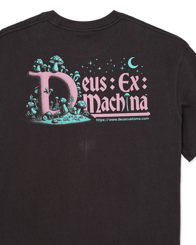 MYCELIUM TEE - ANTHRACITE