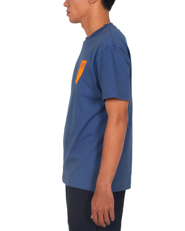 SINGLE FIN TEE - MECHANIC BLUE