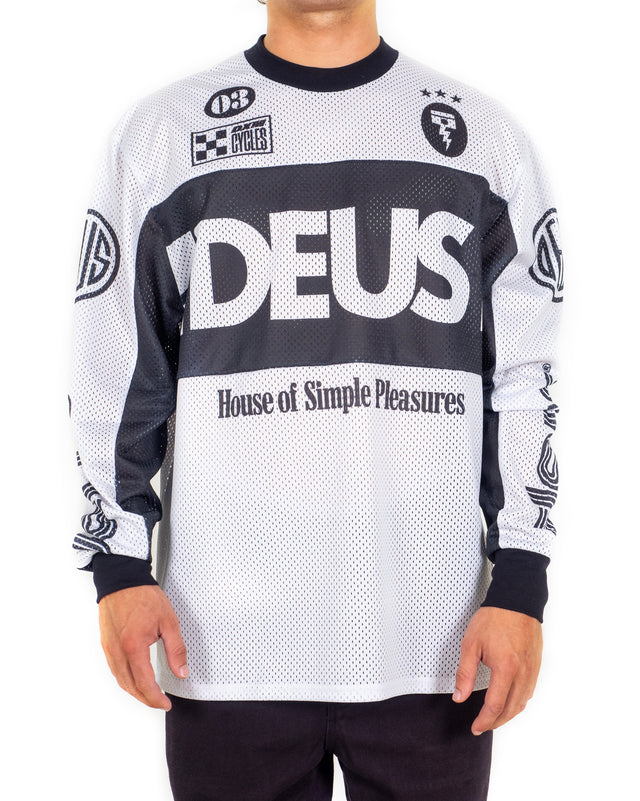 OFF ROAD MX MOTO JERSEY - WHITE