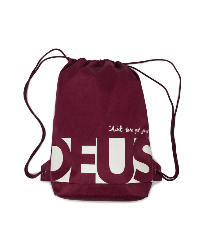 DEUS CARRY STRING BAG 25 - MAROON