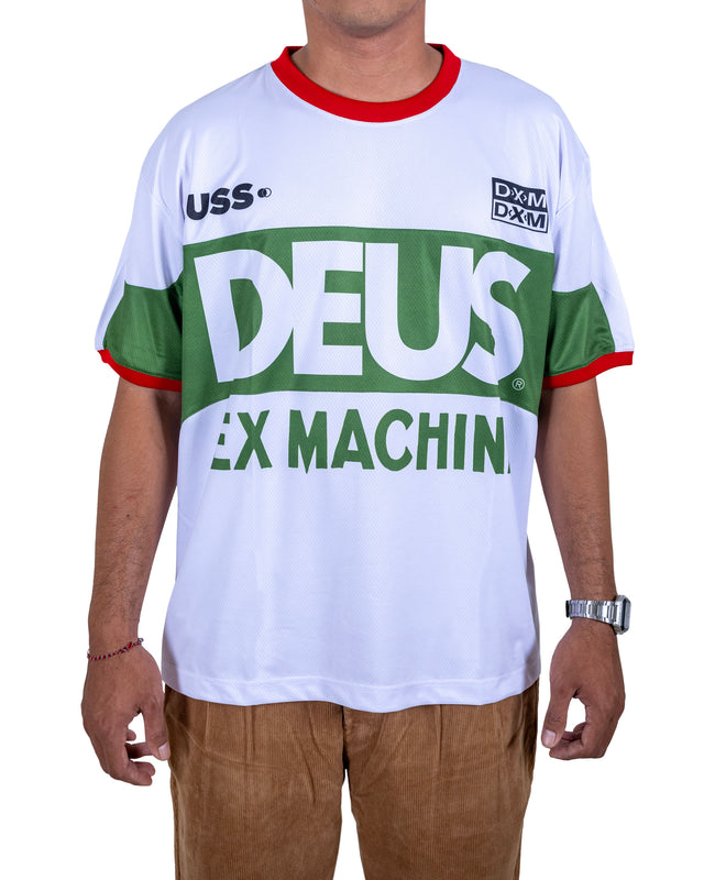 DEUS X USS JERSEY TEE 25 - WHITE