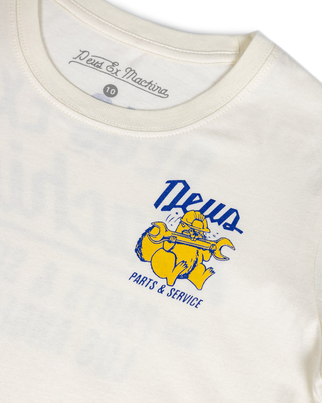 KIDS OVERBITE TEE - VINTAGE WHITE