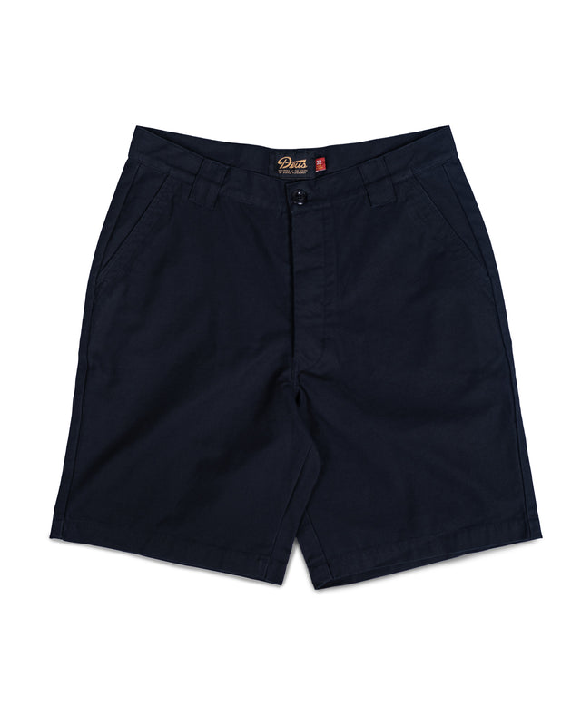 HANK REVERSE TWILL SHORT - BLACK