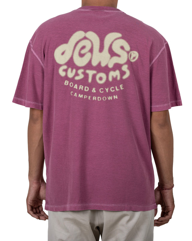 DEBRIS REVERSE TEE - DRY ROSE