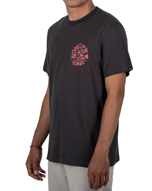 SCRAMBLER TEE - ANTHRACITE