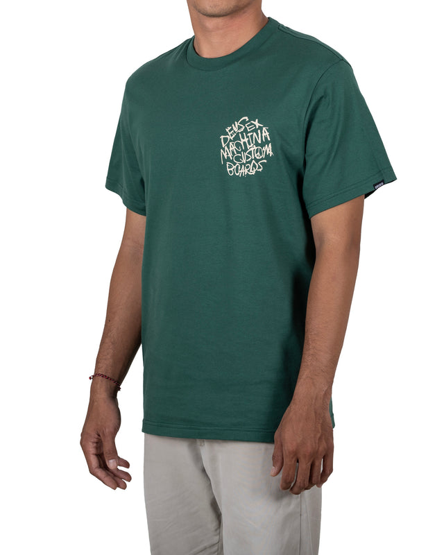 SCRAMBLER TEE - HUNTER GREEN