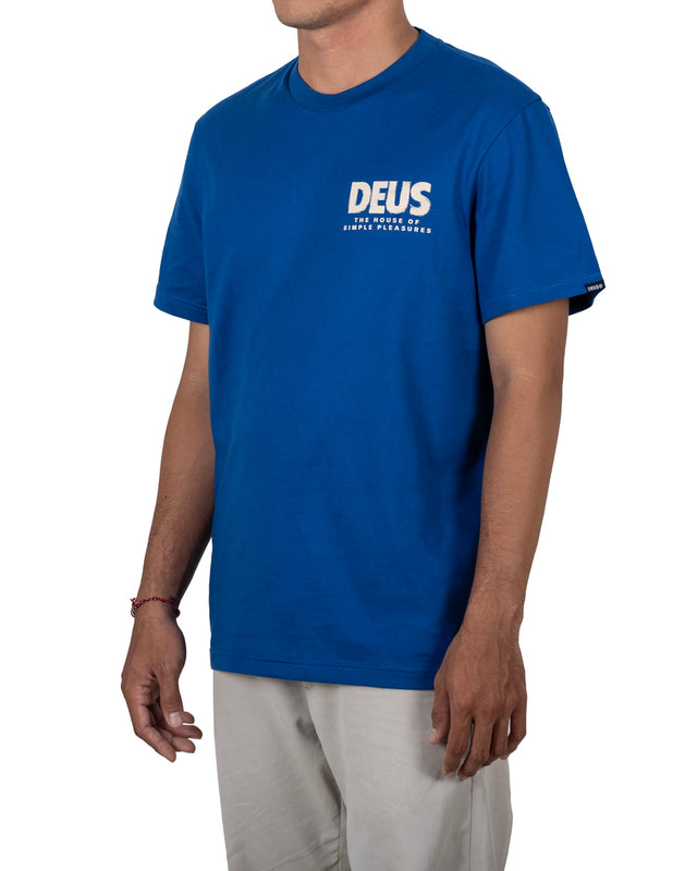 CHROMIUM TEE - CLASSIC BLUE