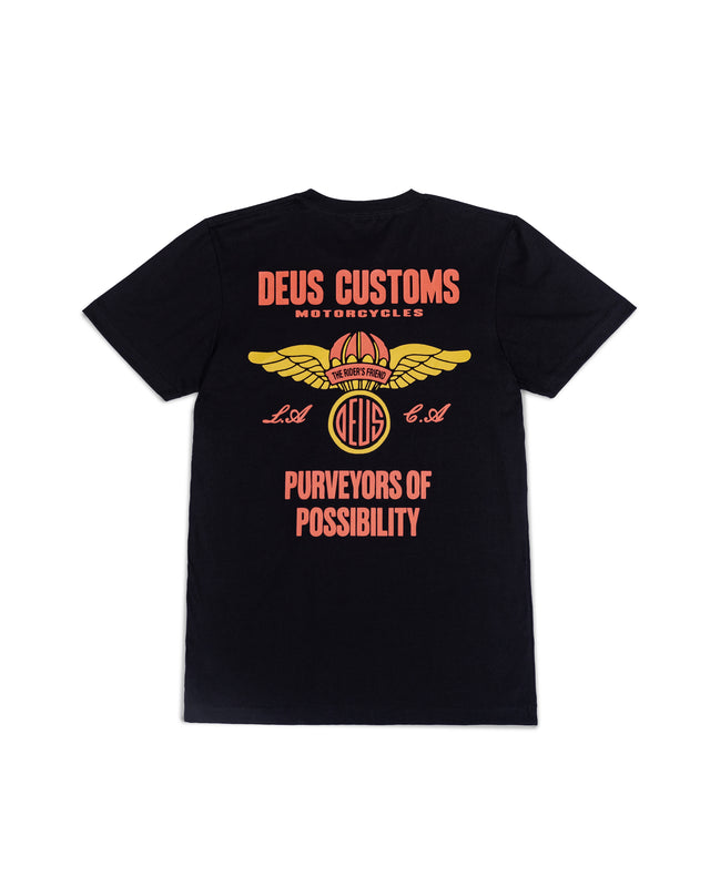 CUTAWAY TEE - BLACK