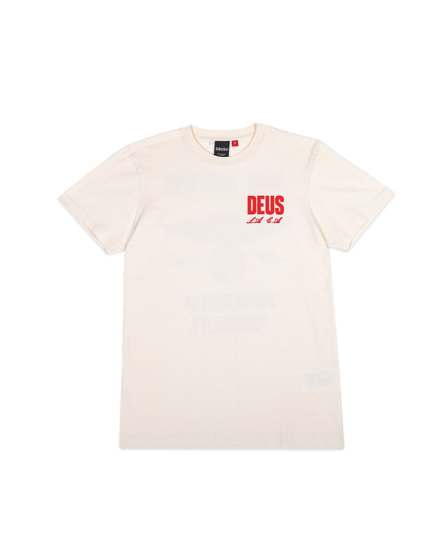 CUTAWAY TEE - VINTAGE WHITE
