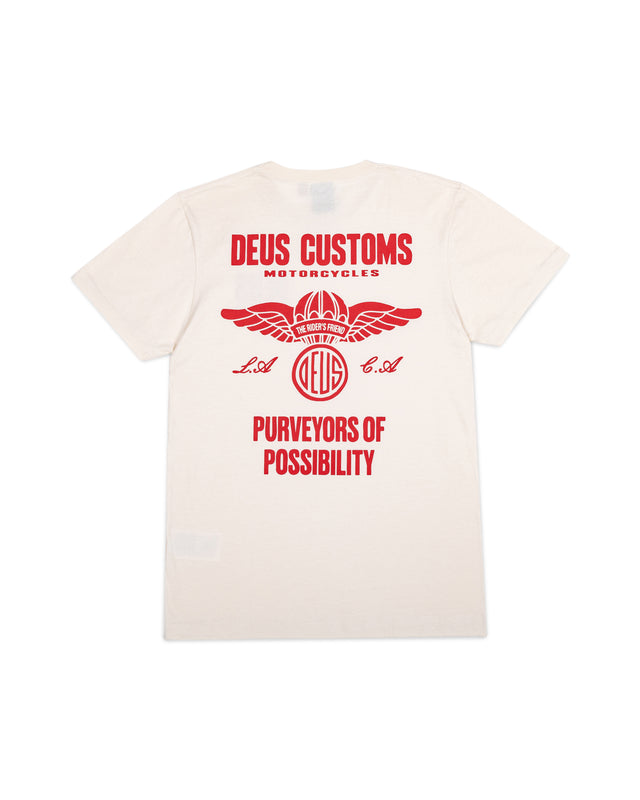 CUTAWAY TEE - VINTAGE WHITE