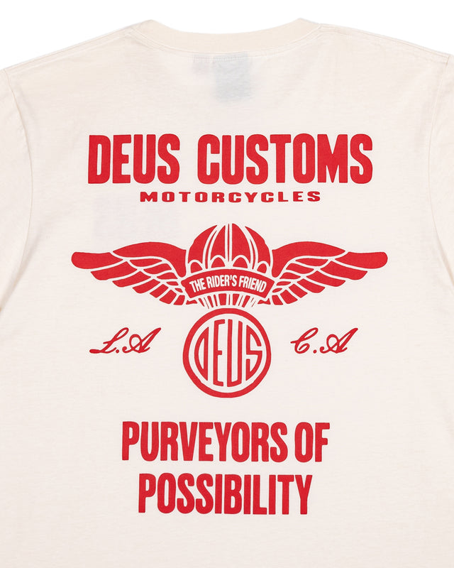 CUTAWAY TEE - VINTAGE WHITE