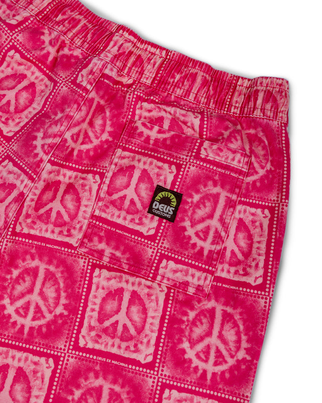 SOLARHOT BEACH SHORT - RASPBERRY