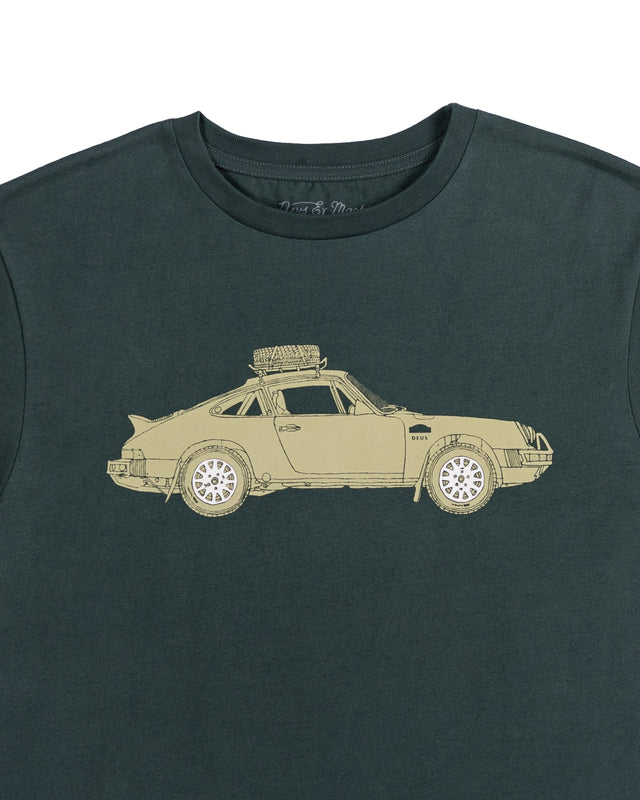 KIDS PARK TEE - FOREST GREEN