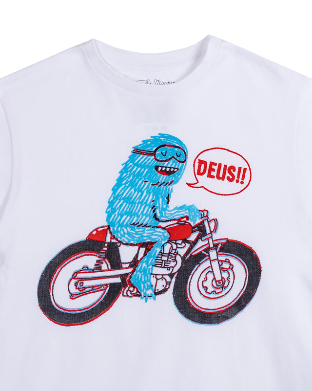 KIDS RIDE ON TEE - WHITE