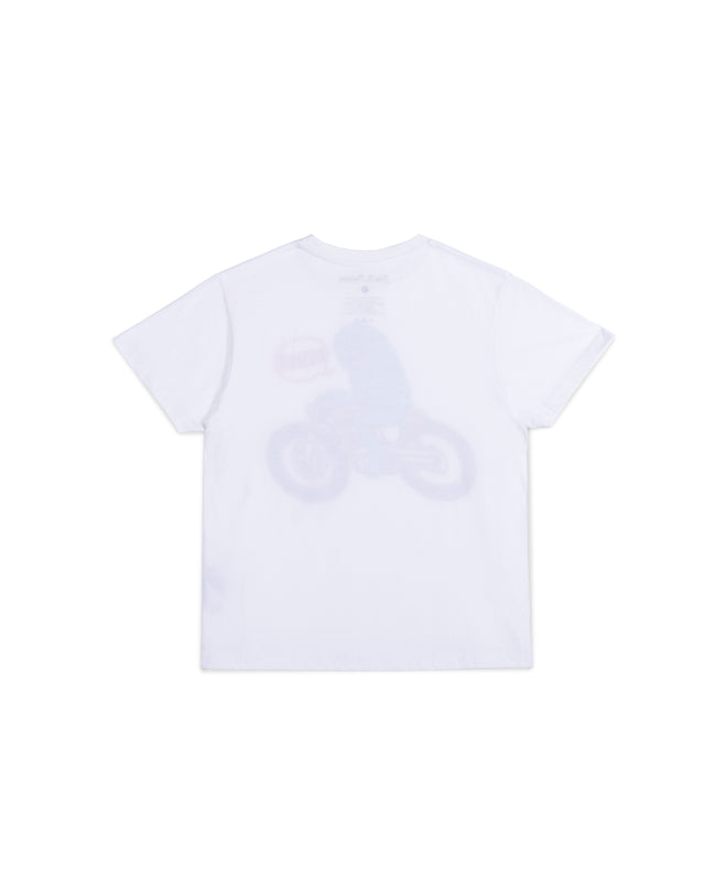 KIDS RIDE ON TEE - WHITE