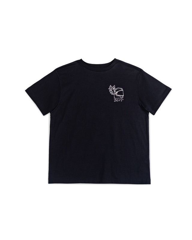 KIDS CANGGU HELMUT TEE - BLACK
