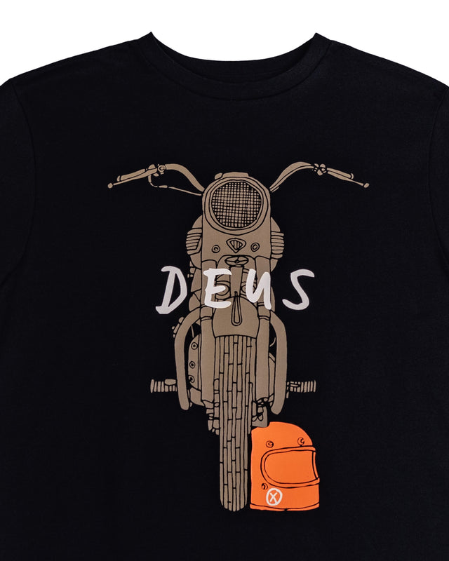 KIDS FRONTAGE TEE - BLACK
