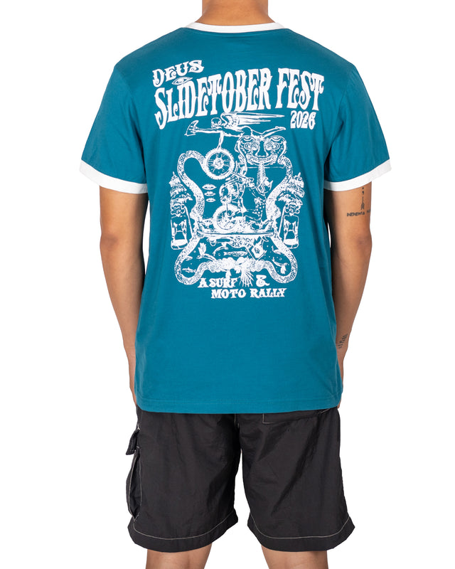 SLIDETOBER 2026 TEE - TEAL