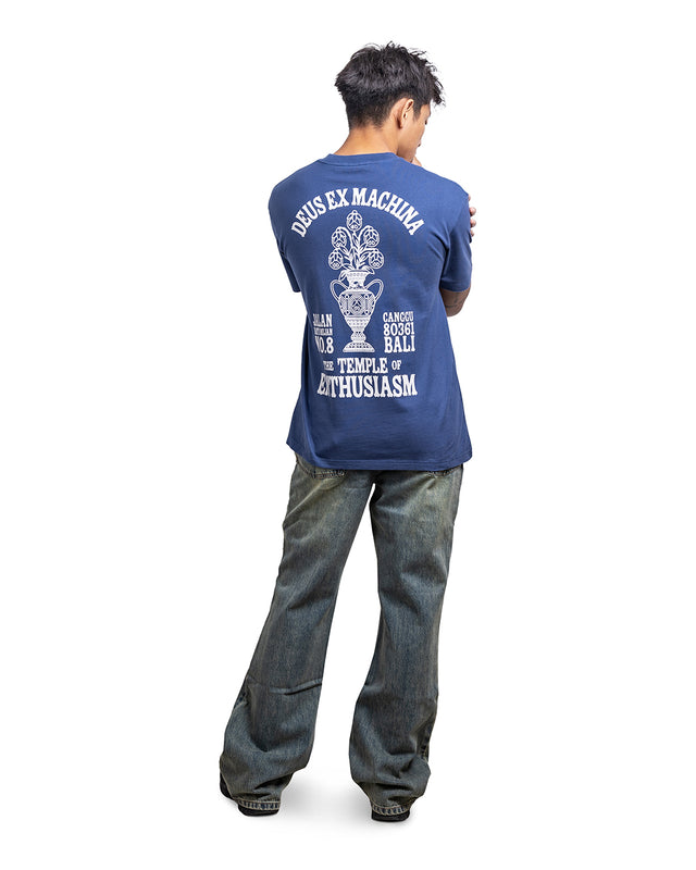 CANGGU CERAMIC TEE - MECHANIC BLUE