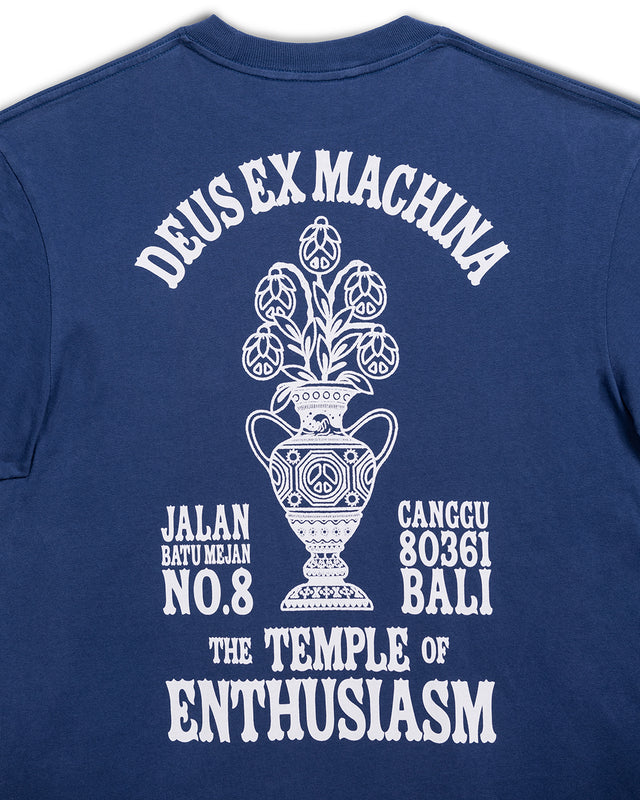 CANGGU CERAMIC TEE - MECHANIC BLUE