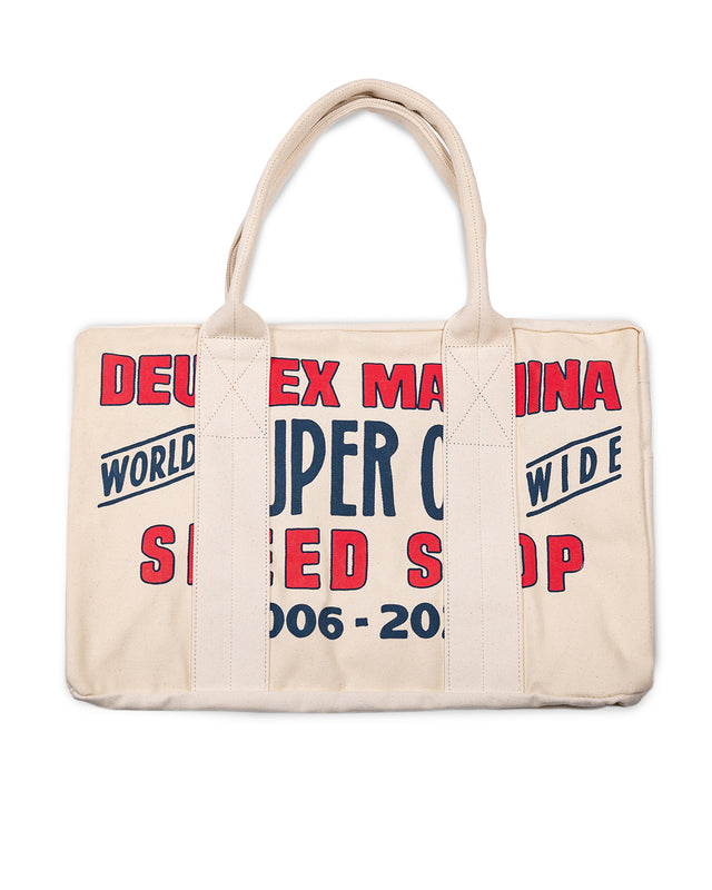 BOXIN CANVAS DUFFLE - OFF WHITE