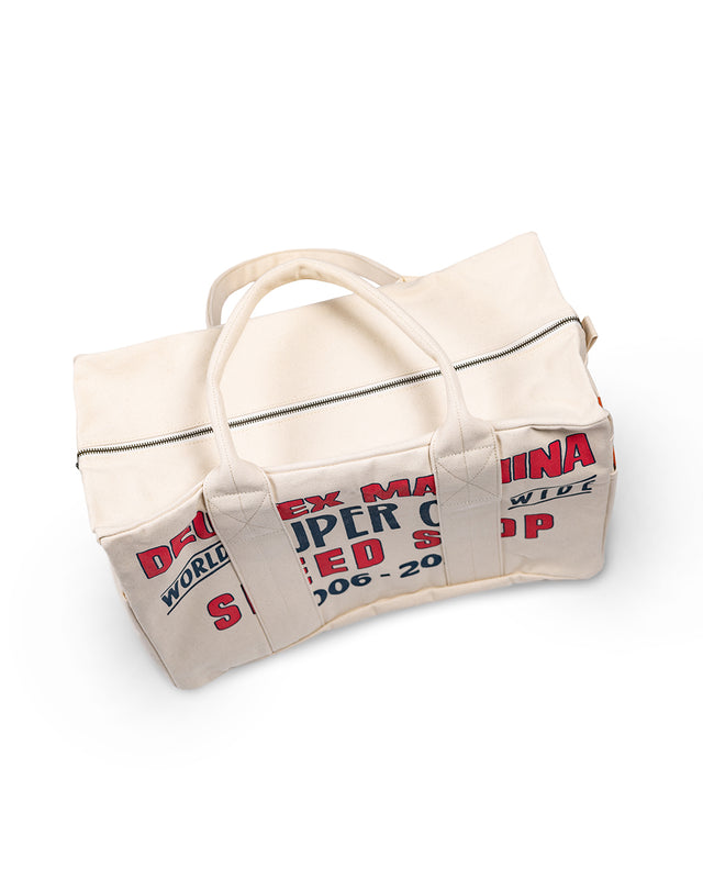 BOXIN CANVAS DUFFLE - OFF WHITE