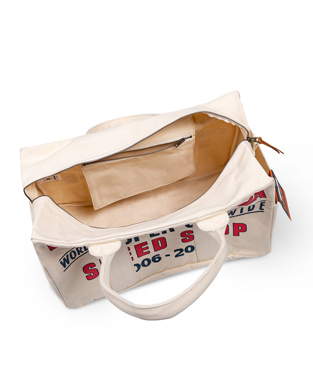 BOXIN CANVAS DUFFLE - OFF WHITE