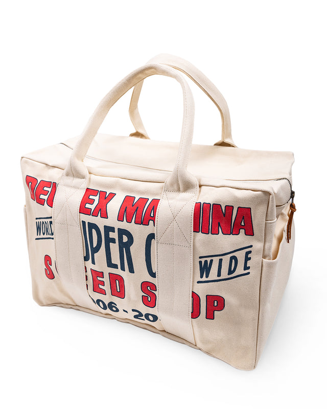 BOXIN CANVAS DUFFLE - OFF WHITE