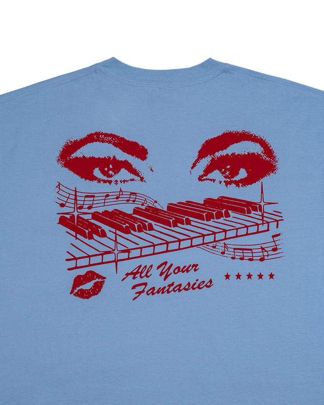 MAJOR CHORD O.S TEE - CERULEAN BLUE