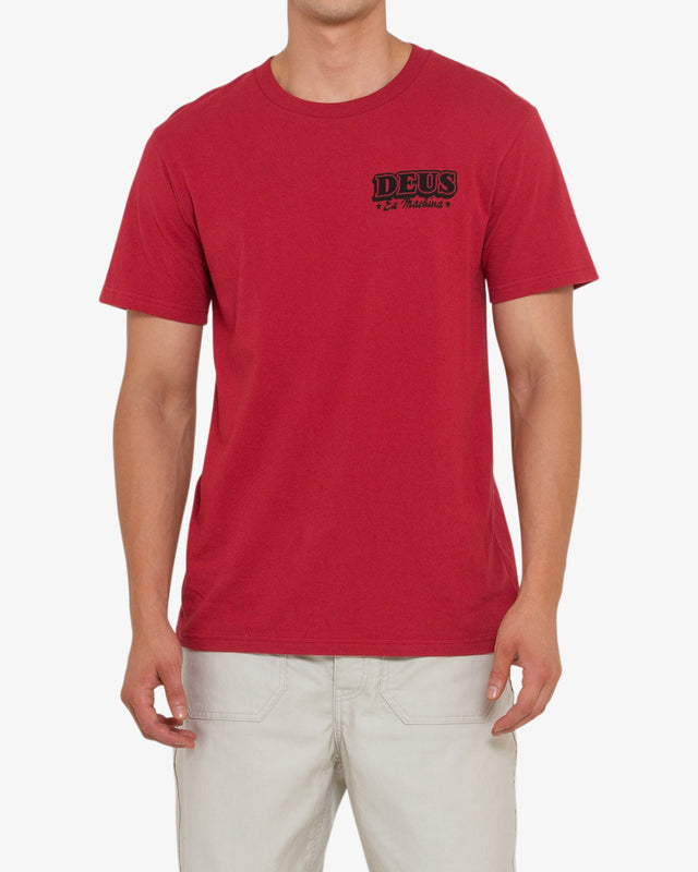 MEMPHIS TEE - CHILLI RED