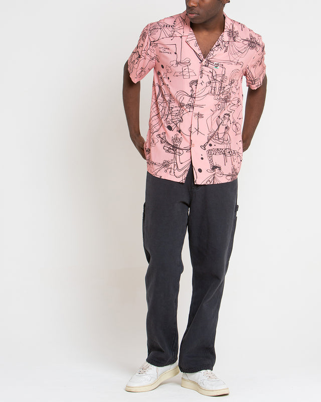 R.G CATO SS SHIRT - ZEPHYR PINK