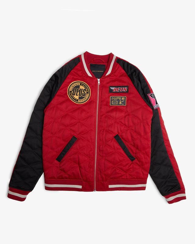 SUPPORTERS JACKET - RED/BLACK